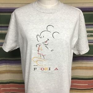 EUC Vintage Disney Mickey silhouette Florida tee shirt sz L